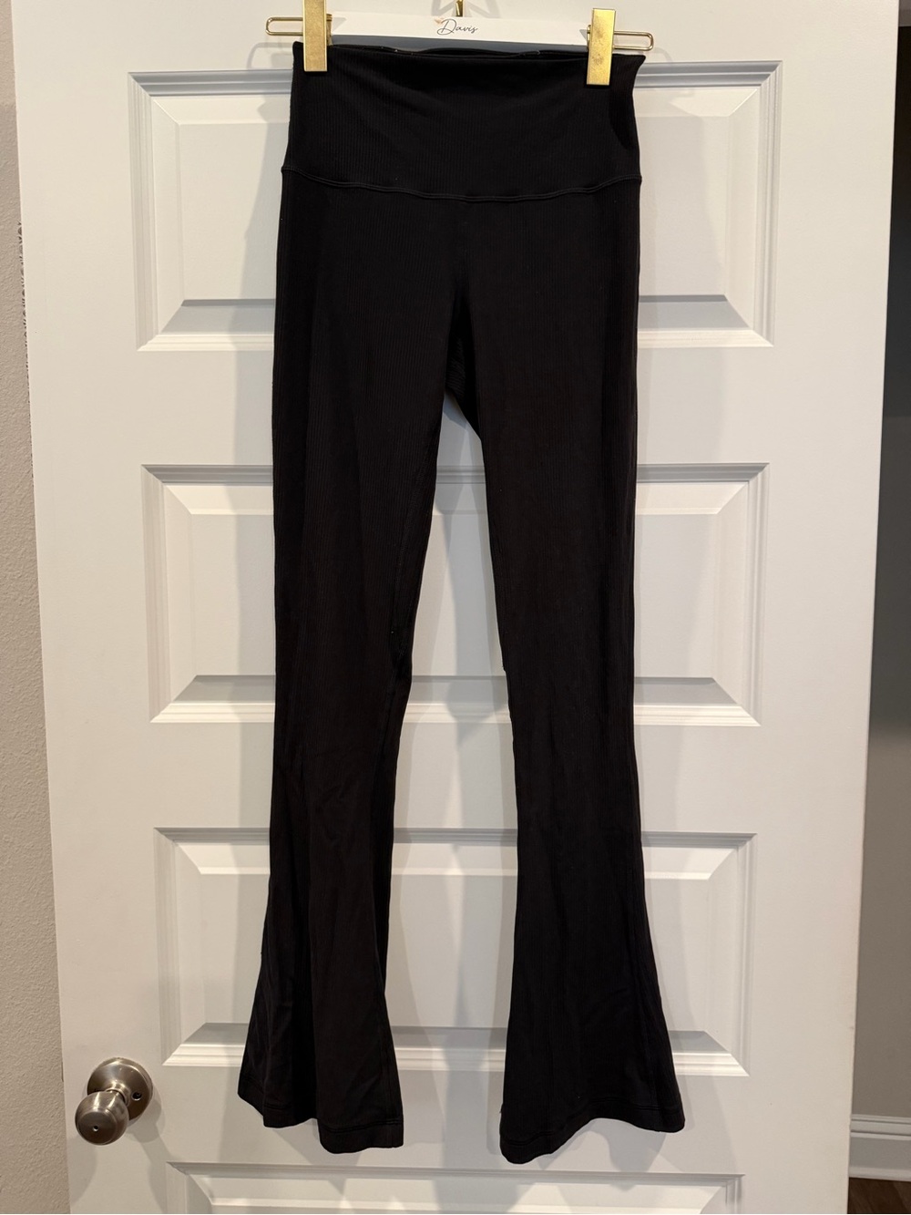lululemon align high rise ribbed mini flare pant